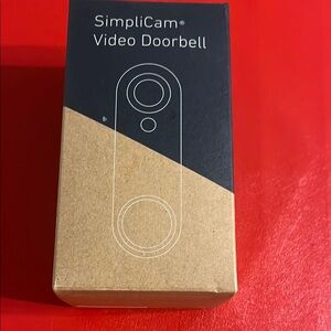 SimpliSafe Video Doorbell Camera SimpliCam White New - SSDB3 SimpliCam